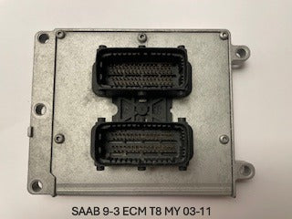 Saab 9-3 4cyl B207 motorstyrdon ECM T8 Renoverad Utbytesenhet. inkl värme/vibrations kit