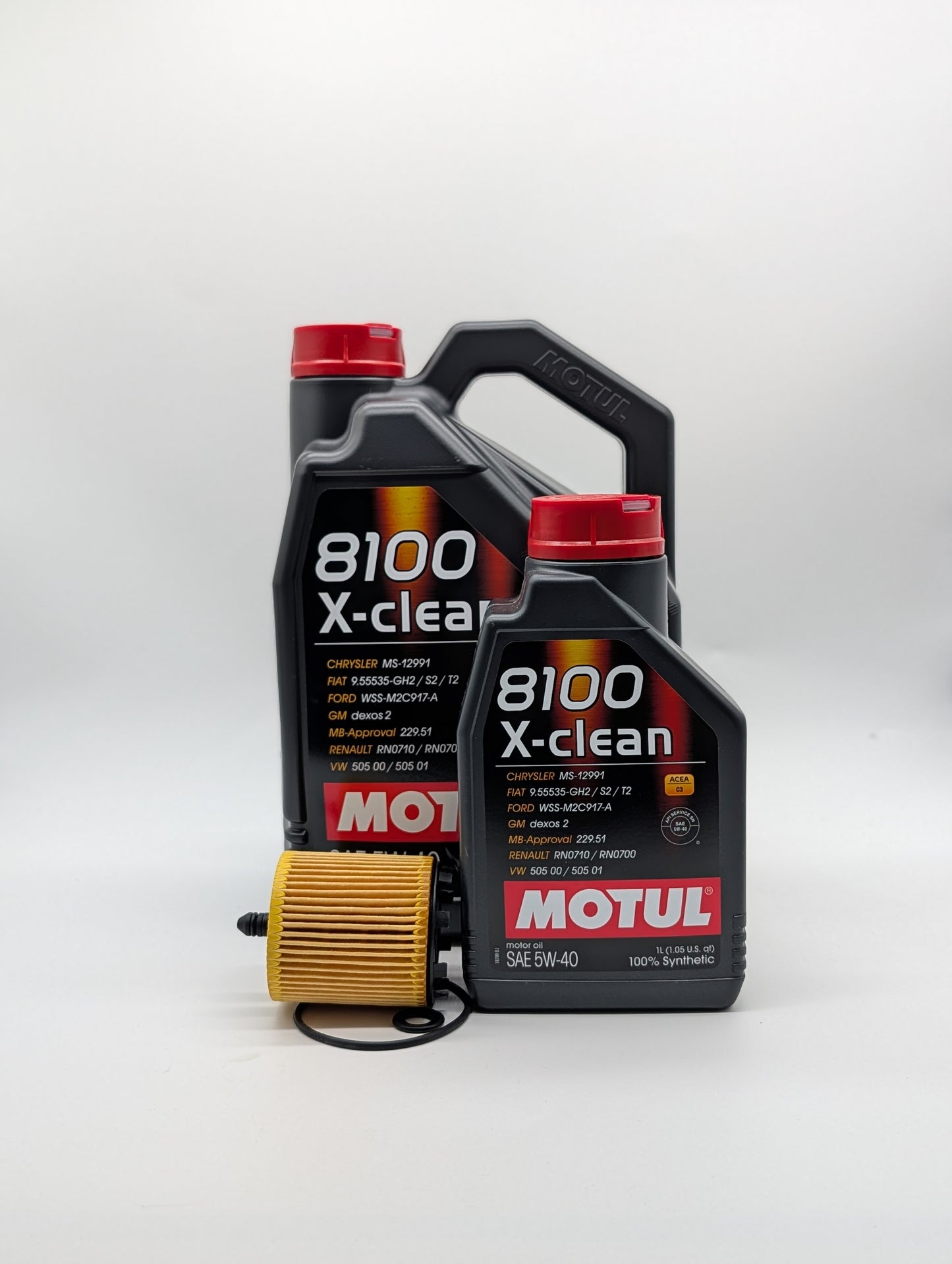 Saab 9-3 Service kit. Oljeservice / Mellanservice biopower 2003-2012 1.8, 2,0 4cyl 5w40