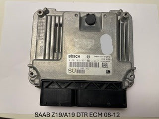 Saab Z19/A19 DTR motorstyrdon ECM MY08-12 Renoverad Utbytesenhet